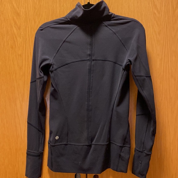Navy Lululemon zip up jacket - Picture 3 of 5
